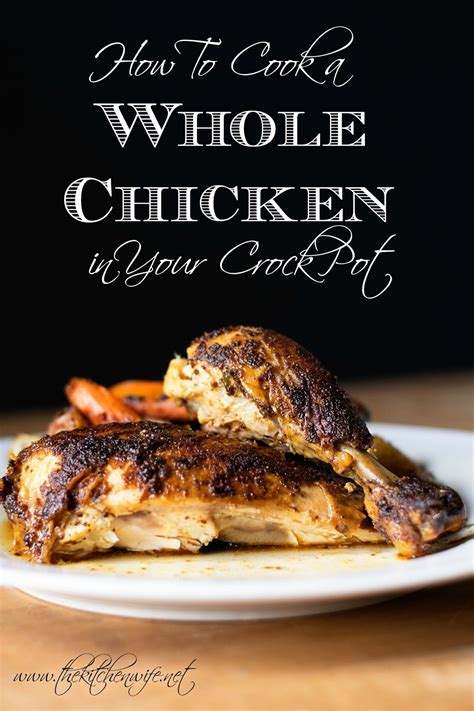 Add the onions and seasoning and that is really going to give the chicken such a great flavor! How to Cook a Whole Chicken in Crockpot Recipe - ~The Kitchen Wife~