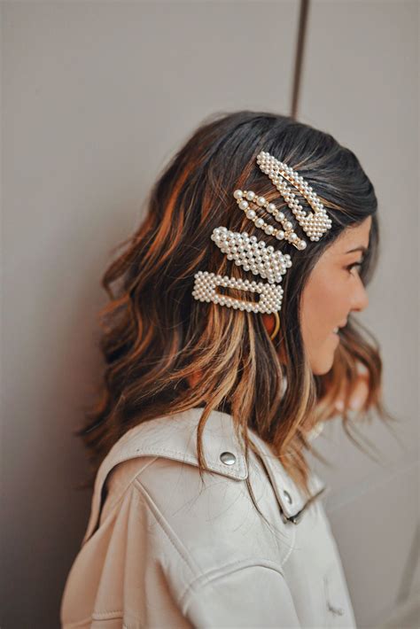 The Barrette Trend Everyone Is Talking About Pearl Barrettes