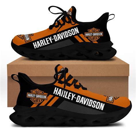 HARLEY DAVIDSON AN HT BS Running Shoes Ver 1 Orange Merchcustom