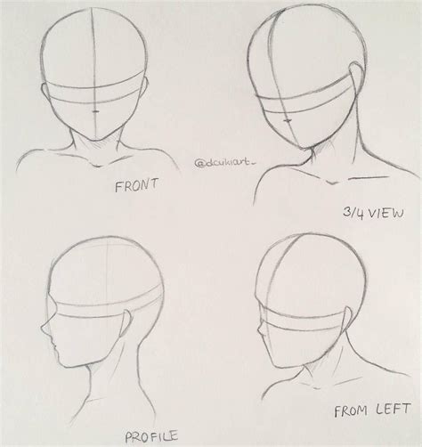 Head Angles Tutorials References Howtodrawanime How To Draw Anime