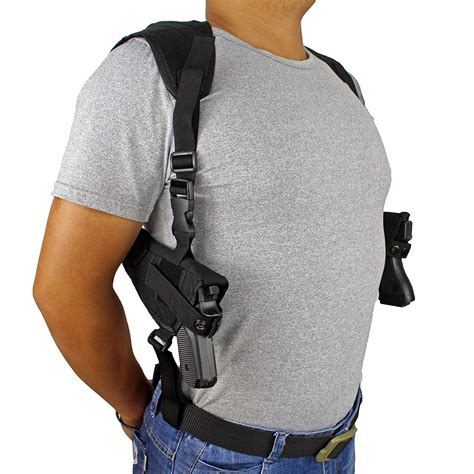 Tactical Double Draw Shoulder Holster Concealed Every Day Carry Dual