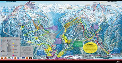 Whistler Blackcomb Ski Trail Map 2005 06 Whistler Canada • Mappery