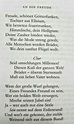 Friedrich Schiller - An die Freude | Inspirierende zitate und sprüche ...