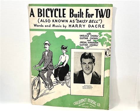 A Bicycle Built For Two Daisy Bell Harry Dacre S SHEET Music