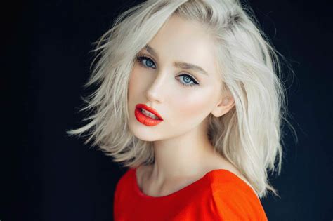 Free Photo Blonde Hair Woman Adult Person Hairstyle Free