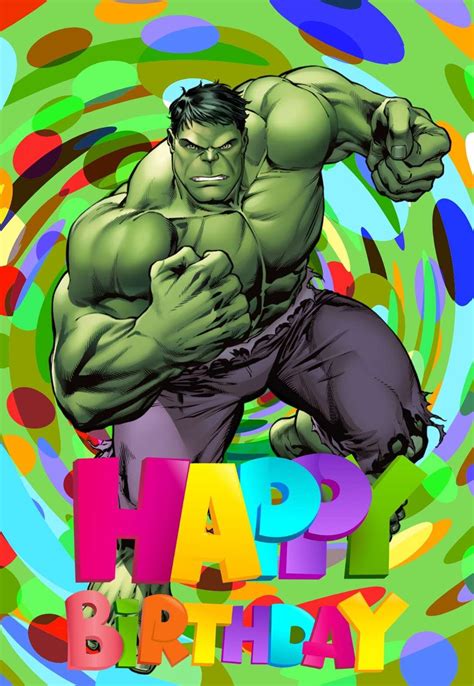 Hulk Printable Birthday Cards — Printbirthdaycards