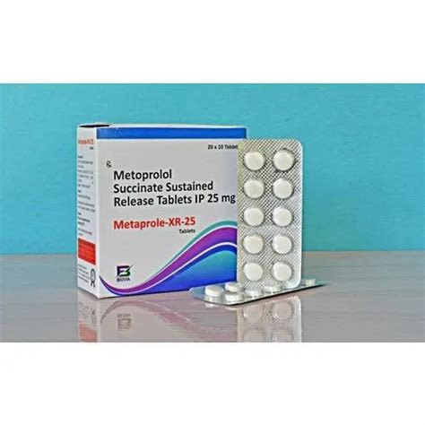 Metaprole Xr 25 25 Mg Metoprolol Succinate Sustained Release Tablet