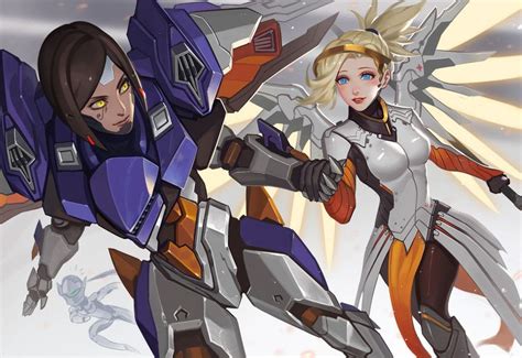 Pharah X Mercy Overwatch Pharah Overwatch Overwatch Comic