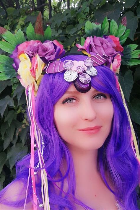 Fairy Flower Crown Festival Carnival Headpiece Bright Etsy Fairy