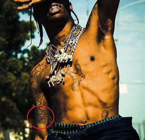 Travis Scott Tattoos And Their Meanings