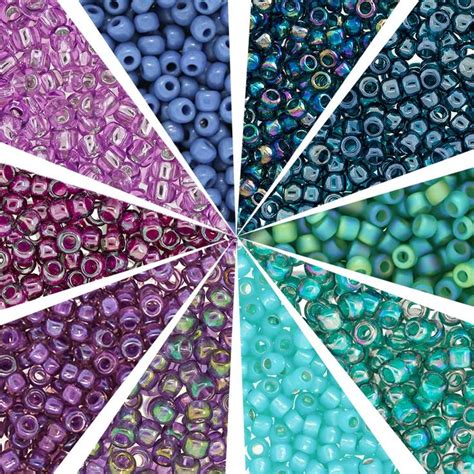 Get Set For Your Next Beading Project With The Hydrangea Size 8 Round Japanese Seed Bead Palette