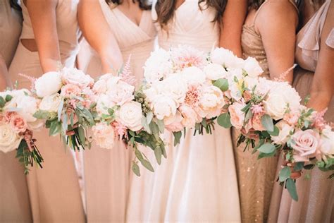 Check Out This Elegant Blush Pink Ivory Champagne Wedding Palette