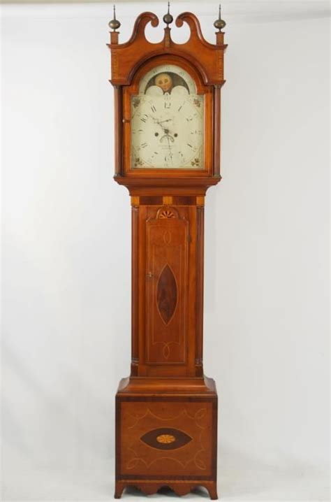 Sold Price Antique Eli Porter Tall Case Grandfather Clock Invalid