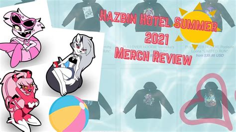 Hazbin Hotel Summer Merch Review Youtube