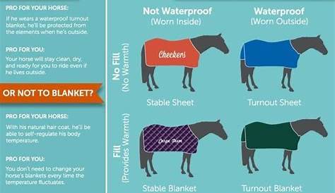 horse blanket weather chart