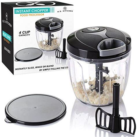 Us Kitchen Supply 4 Cup Instant Chopper Food Processor