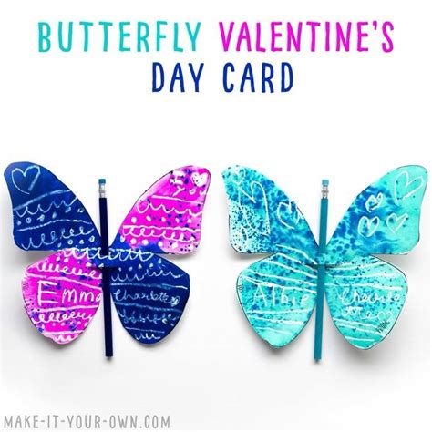 Make These Beautiful Butterfly Valentines Day Cards With Our Free