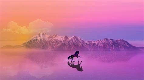 Horse Landscape 4k Wallpapers Hd Wallpapers Id 27096