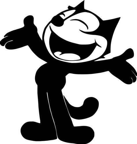 An ultimate svg icons collection done right, with over 10,000 svg icons out of the box. File:Felix the cat.svg - Wikimedia Commons