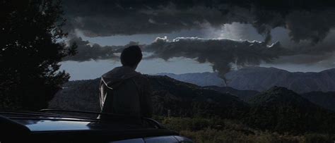 Jake Gyllenhaal In Richard Kellys Donnie Darko 2001 Dop Steven Poster Dark Clouds Sky