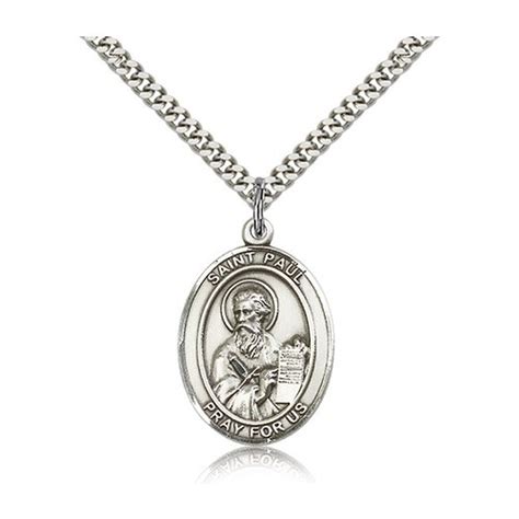Sterling Silver St Paul The Apostle Pendant W Chain The Catholic