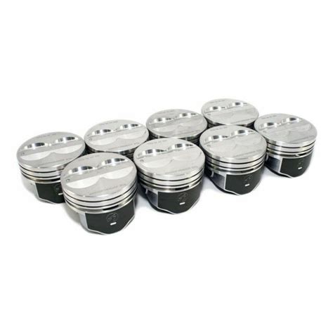 Speed Pro Standard 4 Bore Flat Top Coated Pistons For Chevrolet Sbc