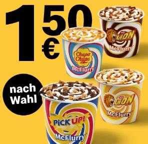 We may get paid by brands or deals, including promoted items. McDonald's App 1x McFlurry für 1,50€ - MyTopDeals