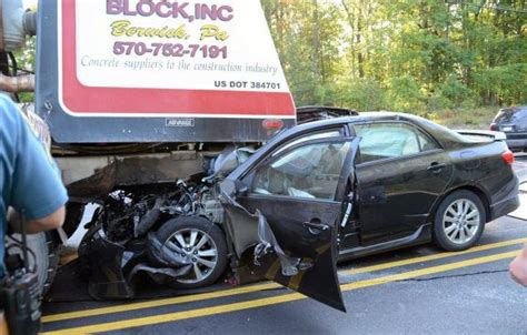 Driver Injured In Route 309 Crash With Cement Truck News