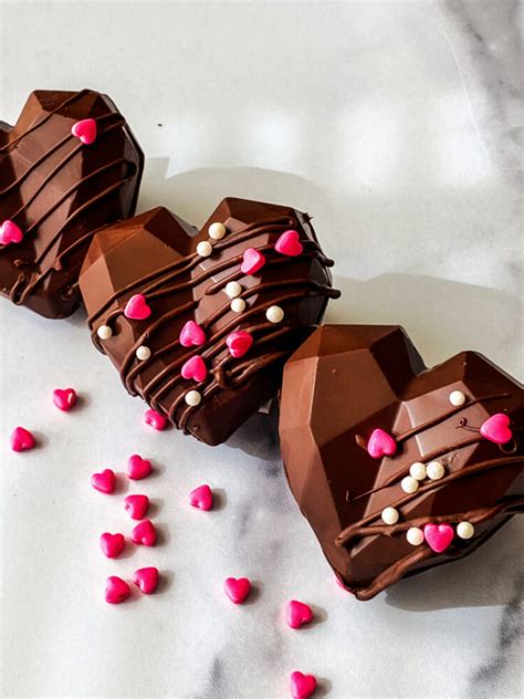 Heart Shaped Hot Cocoa Bombs Recipe