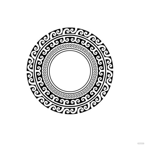 Tribal Circle Vector In Illustrator Eps  Png Svg Download