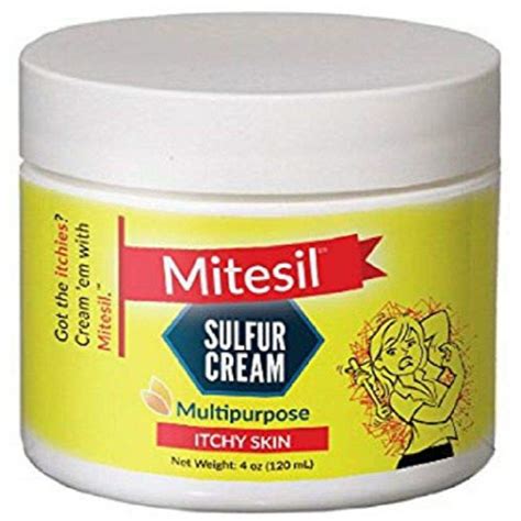 Mitesil Multipurpose 10 Sulfur Cream Relief From Mites Insect Bites
