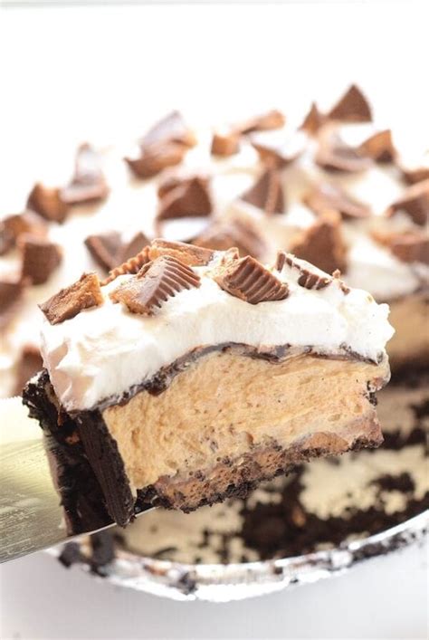 No Bake Reeses Peanut Butter Pie The Novice Chef