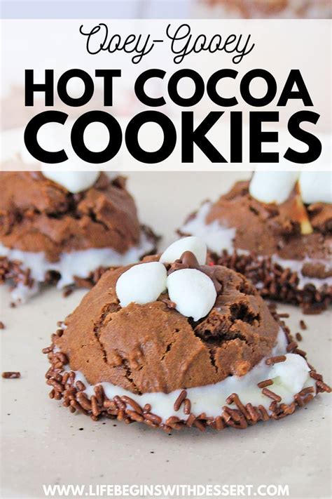 These Hot Cocoa Cookies Are Perfect From He First Bite Filled With Rich Chocolate Flavour And