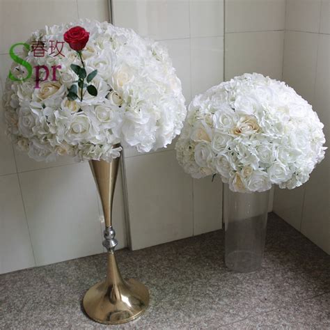 Spr 40cm Wedding Table Center Flower Ball Wedding Road Lead Artificial