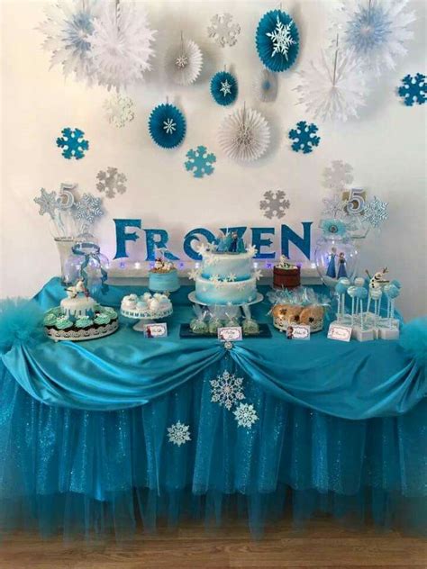 Frozen Birthday Party Set Up Decorations Decoração Festa Frozen