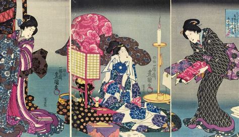 Traditional Japanese Kimono Painting