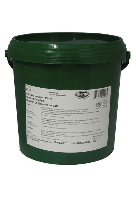 Morga Groentebouillon Pasteus 5 Kilogram