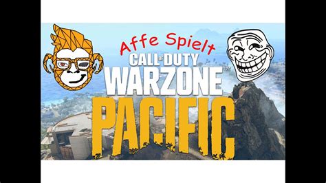 Affe Spielt Call Of Duty Warzone Pacific Youtube