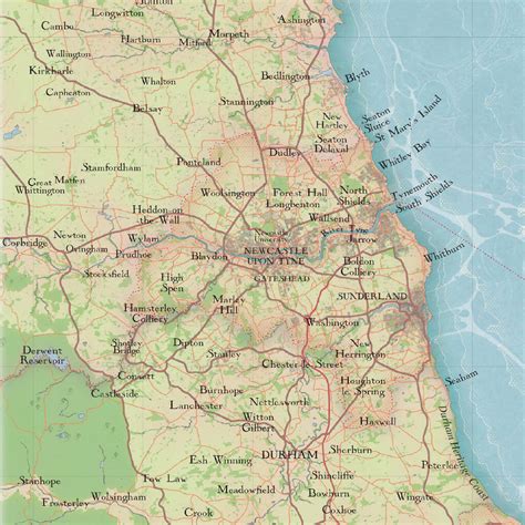 Newcastle University Map Print Graduation T By Bombus