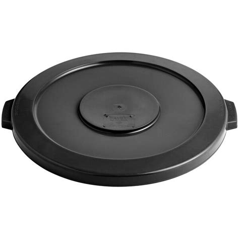 Lavex 44 Gallon Black Round Commercial Trash Can Lid
