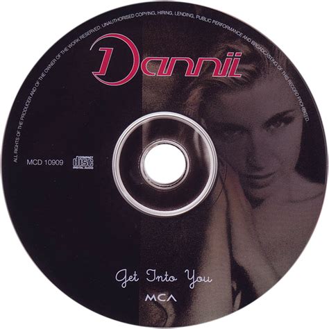 Carátula Cd De Dannii Minogue Get Into You Portada