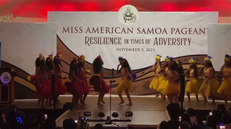 2021 Miss American Samoa Pageant Teine Lalelei Dance Academy YouTube