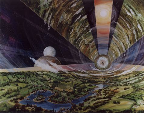 Space Colony Artwork 1970