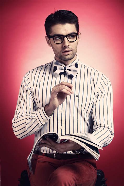 Geek chic #myntra #red #mensfashion #stripes #bow #geek #geekchic http://mcnerd.me/ | Geek chic 