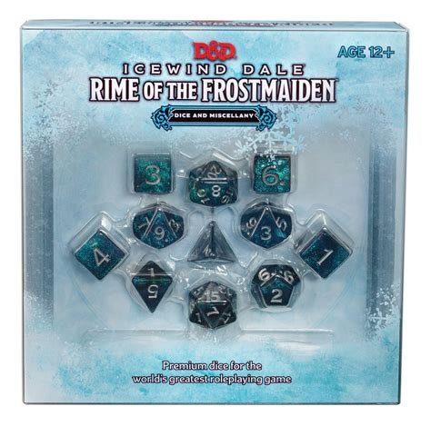 Dungeons And Dragons Rpg Icewind Dale Rime Of The Frostmaiden Dice
