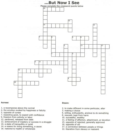 printable puzzles for adults | Free Printable Crossword Puzzle for teens, adults, seniors ...