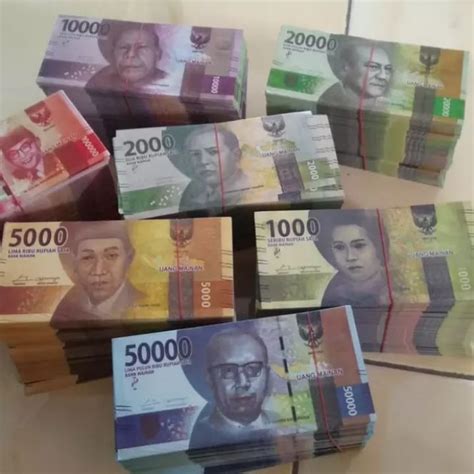 Uang Mainan Monopoli Asli Isi 160 Pcs Campur Duit Duitan Mainan Lazada Indonesia