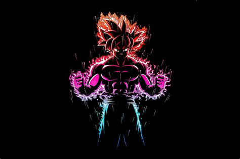 2560x1700 Dragon Ball Z Goku Ultra Instinct Fire