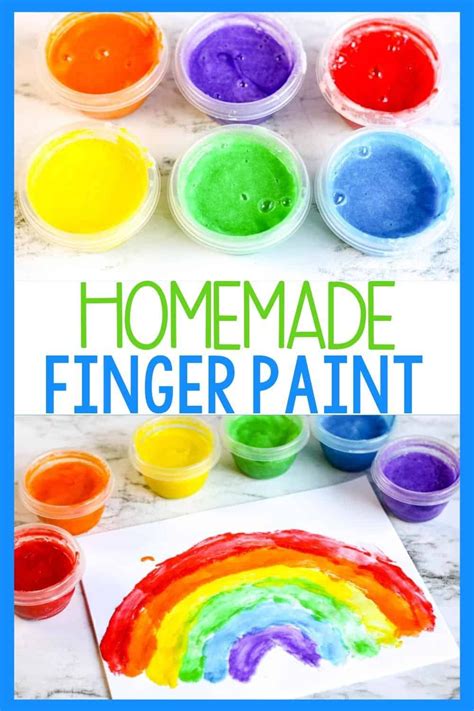 How To Make Finger Paint For Kids Finger Painting For Kids Homemade