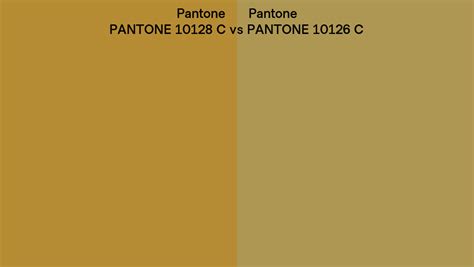 Pantone 10128 C Vs Pantone 10126 C Side By Side Comparison